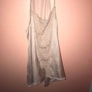 Rose Colored Lace Tank Top